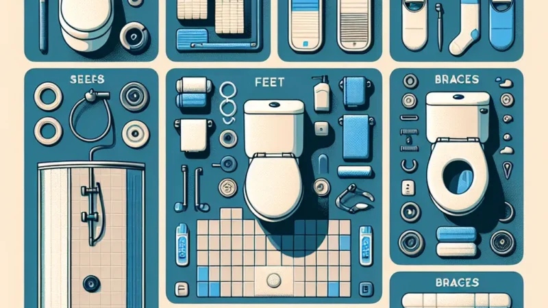 Kluczowe akcesoria do łazienki: uszczelki, przelotki, stopki i podpórki dla pełnego komfortu